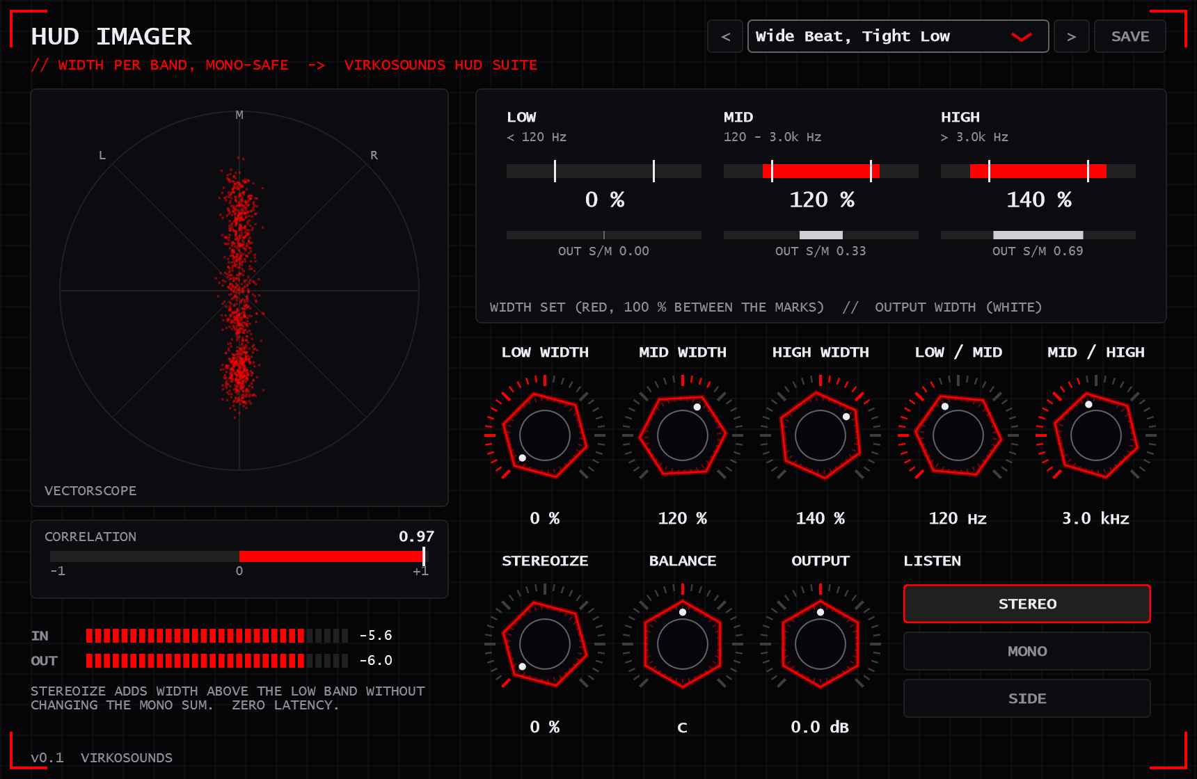 HUD Imager plugin window